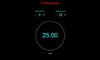 Free Code Camp Pomodoro Timer Project